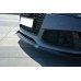 Накладка сплиттер на передний бампер Вар2 на Audi RS7
